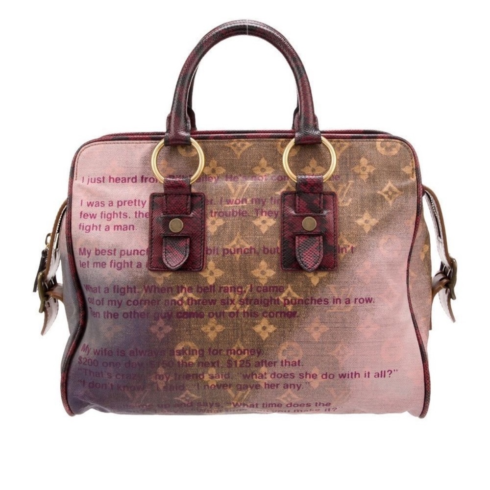 Best Posh Price -Louis Vuitton Richard Prince Heartbreak Jokes Bag
